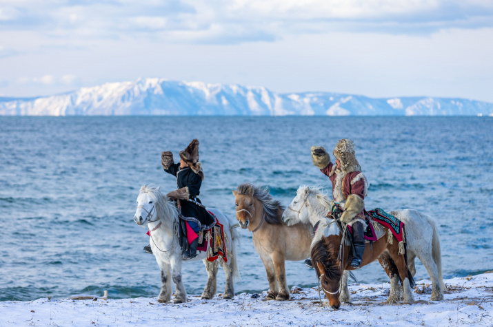 Путешественники из Якутии, едущие на лошадях в Москву, добрались до Иркутской области