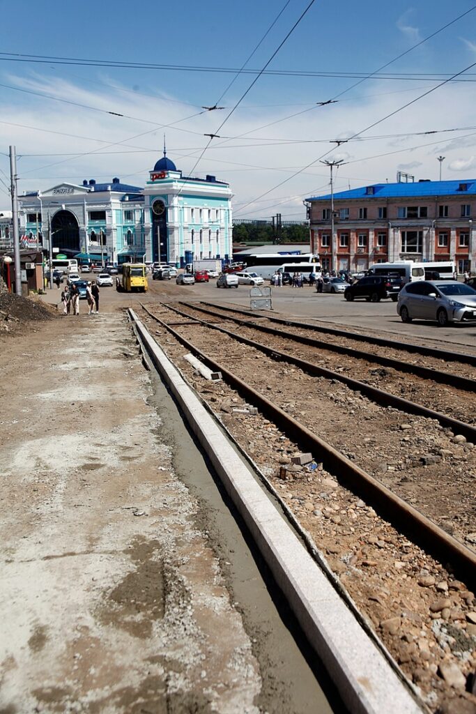 Широкие тротуары и новые трамвайные пути появятся на улице Терешковой в Иркутске