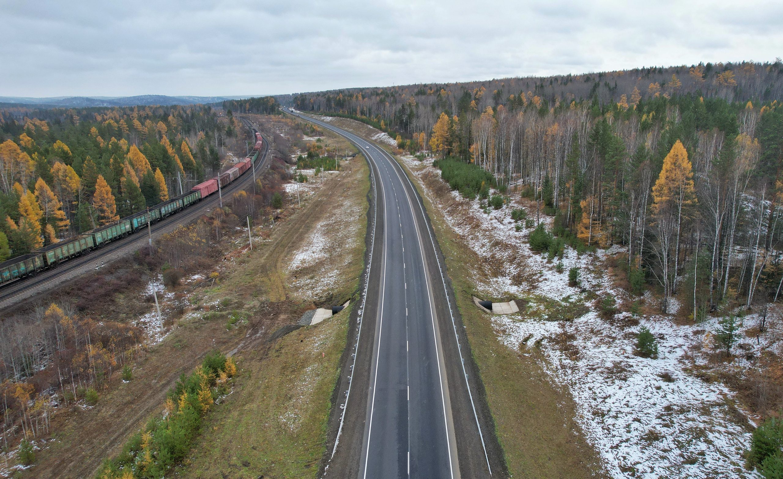 10-километровый участок трассы "Сибирь" сдали после ремонта в Нижнеудинском районе
