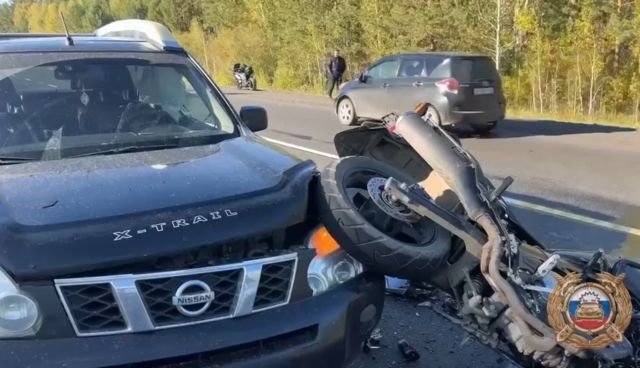 В Ангарске водитель мотоцикла погиб в ДТП с автомобилем на трассе Р-255 «Сибирь»