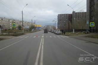 Семилетнего мальчика сбили на пешеходном переходе в Братске