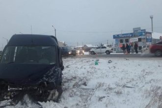 ДТП с участие маршрутки произошло в Усольском районе, шесть человек пострадали