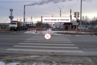 Иномарка насмерть сбила мужчину на пешеходном переходе в Усолье-Сибирском