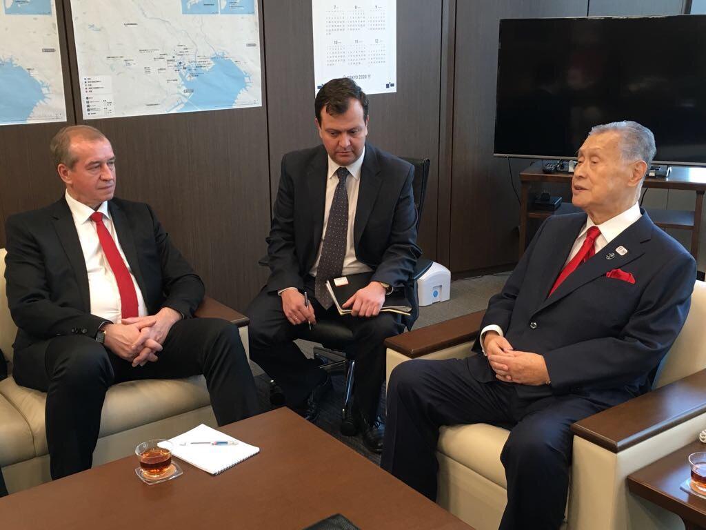 Сергей Левченко встретился с экс-Премьер-министром Японии господином Ёсиро Мори
