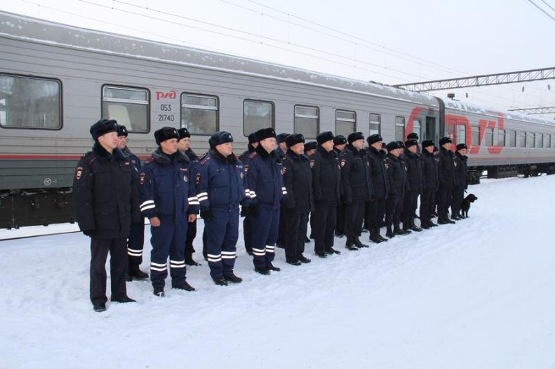 Сводный отряд МВД из Иркутска отправился на Северный Кавказ