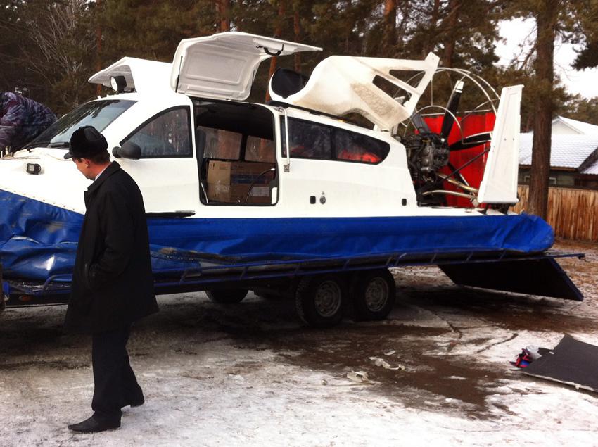 В Усть-Удинское муниципальное образование поступило судно на воздушной подушке «Кайман-10»