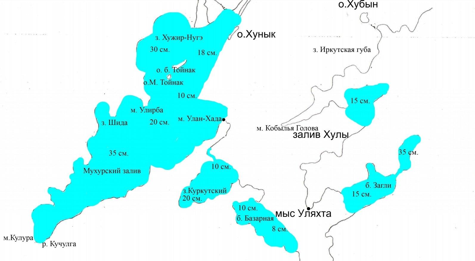 Карта Иркутской области реки и водоемы