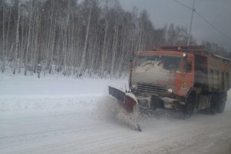 Техника «Дорожной службы Иркутской области» работает в усиленном режиме