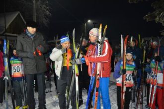 В Усолье-Сибирском открыли освещенную лыжную трассу протяженностью 750 метров
