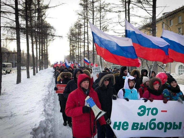 Забастовка избирателей в Иркутске и других городах