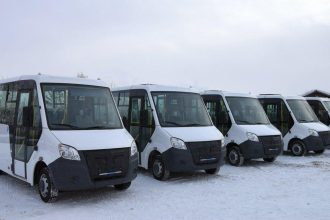 Парк общественного транспорта Братска пополнился пятью автобусами