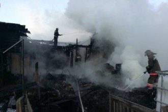 Три человека погибли на пожаре в Нижнеудинске