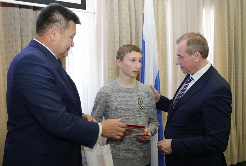 Детей-героев наградили в Иркутской области