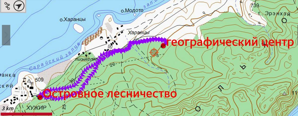 Памятный знак установят на месте географического центра Байкала