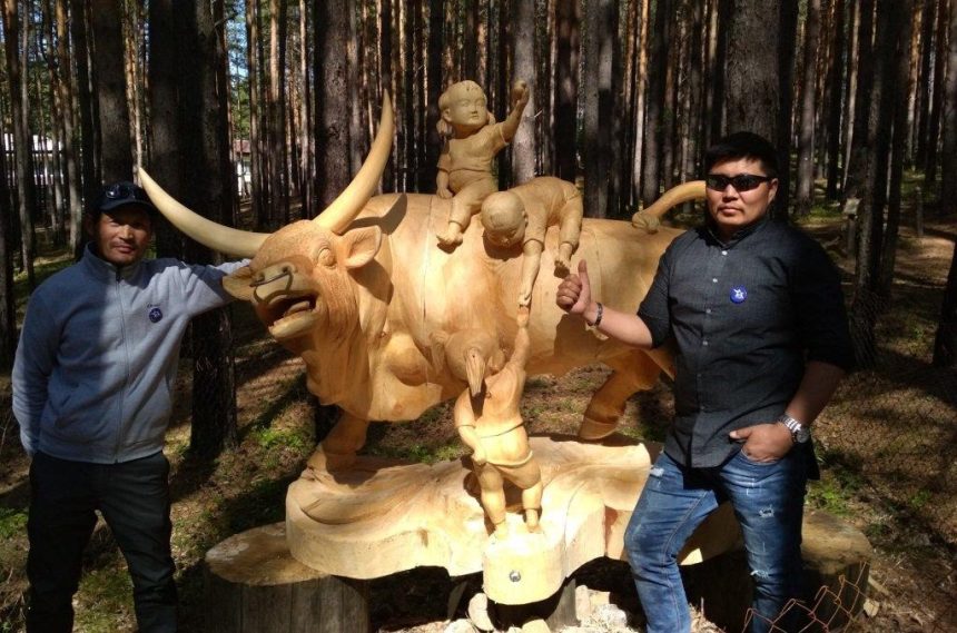 На фестивале "Лукоморье" победили скульпторы из Монголии