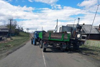 Нетрезвый тракторист столкнулся с грузовиком в Нижнеилимском районе