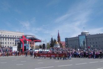 Парад Победы в Иркутске. Фоторепортаж