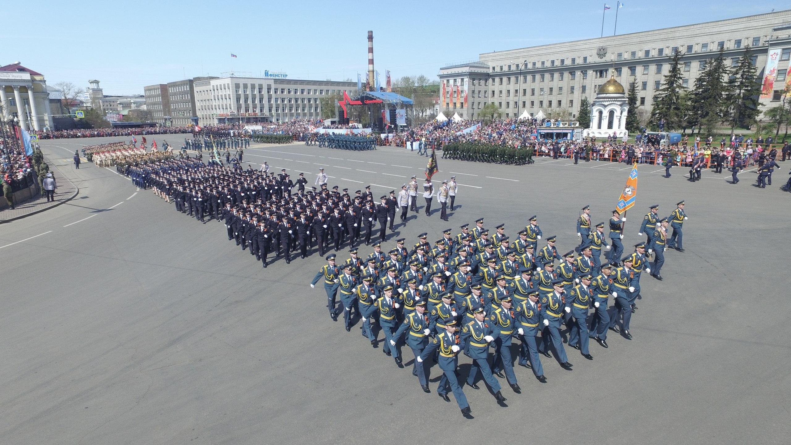 Парад Победы в Иркутске. Фоторепортаж