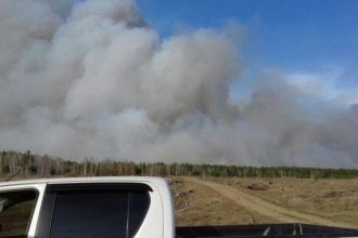 Пожарные и добровольцы отстояли поселок от огня в Иркутской области