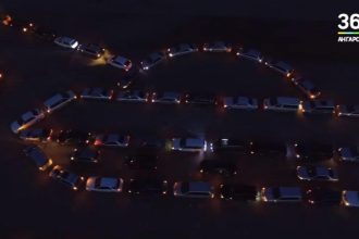 Танк из автомобилей в Ангарске
