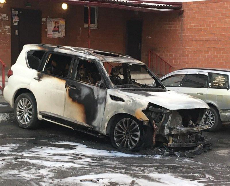 Автомобиль главы Шелехова подожгли. Возбуждено уголовное дело