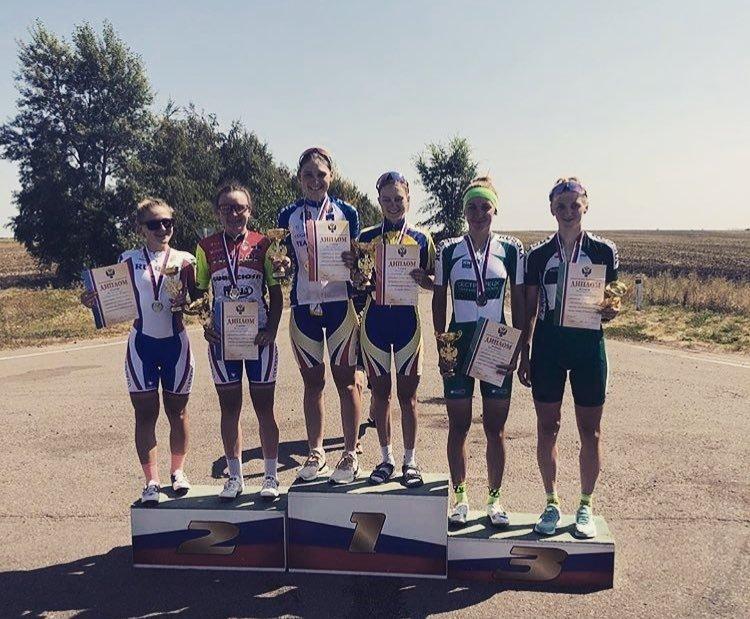 Спортсменки из Приангарья стали чемпионками России по велоспорту-шоссе