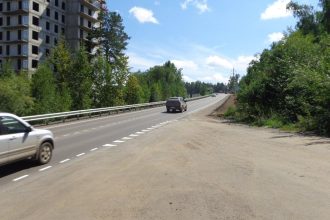 В Иркутске завершен ремонт дороги, ведущей к поселку Березовый