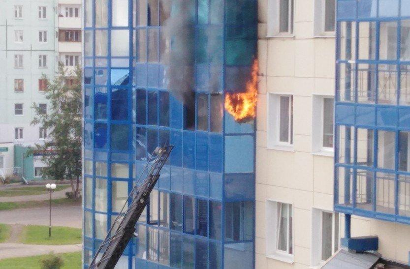 Накануне в Братске горела новостройка. Никто не пострадал
