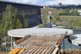 В Братске строят смотровую площадку с видом на ГЭС