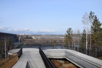Основные работы по строительству смотровой площадки Братской ГЭС завершены