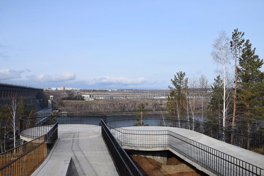 Основные работы по строительству смотровой площадки Братской ГЭС завершены