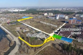 В Ангарске завершается первый этап благоустройства будущей набережной