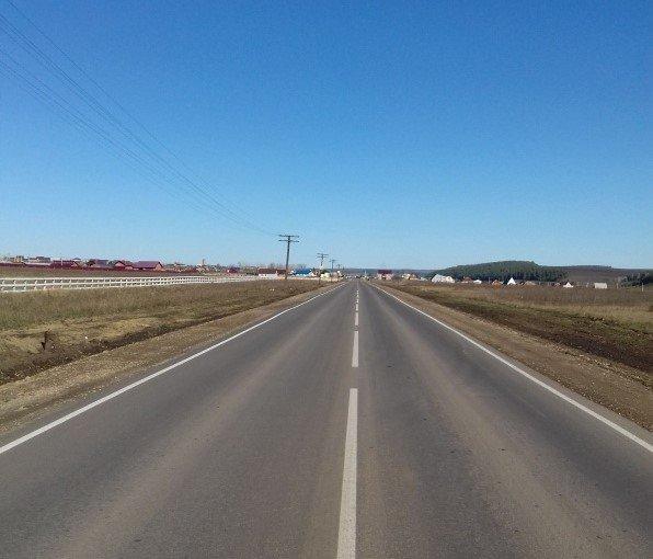 В Иркутском районе завершен ремонт автодороги "Урик - Тихонова Падь"