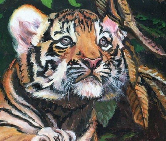 Заключенный из Ангарска проиллюстрировал детскую книгу про тигренка