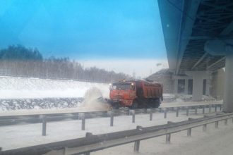 Более полутора тысяч тонн инертных материалов использовали на дорогах Иркутской области за сутки