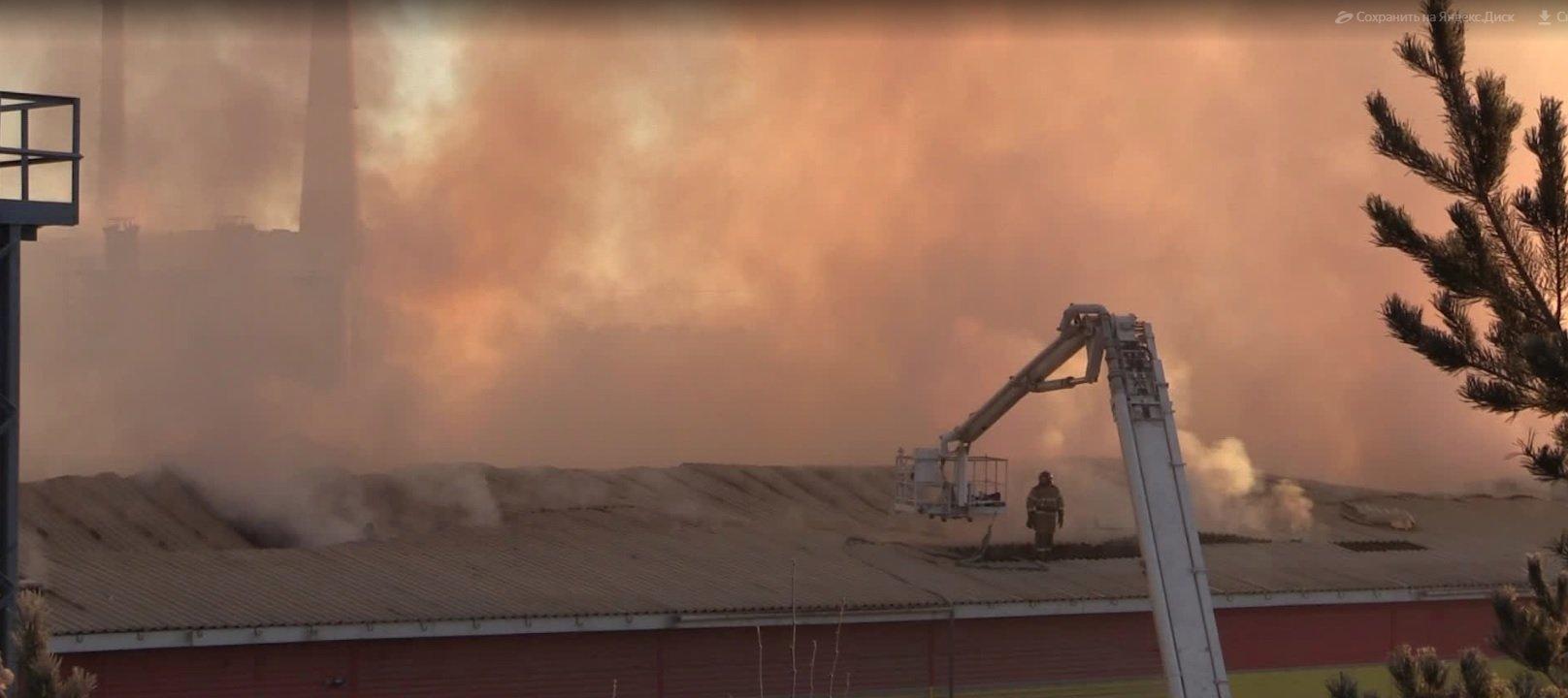 Фото пожара в Маркова