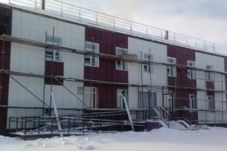В Братском районе продолжается капитальный ремонт здания Кежемской участковой больницы