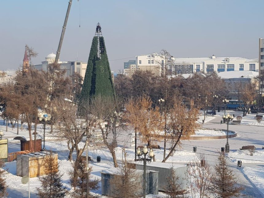 Главную ёлку Иркутска откроют 22 декабря