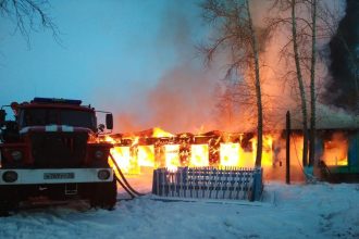 МЧС: пожар в школе в Зиминском районе произошел по электротехнической причине