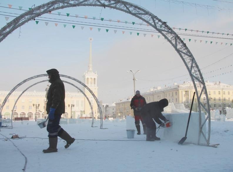 В парке 10-летия Ангарска впервые обустроят прогулочно-ледовую зону