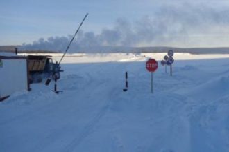 На двух ледовых переправах в Иркутской области увеличена грузоподъемность