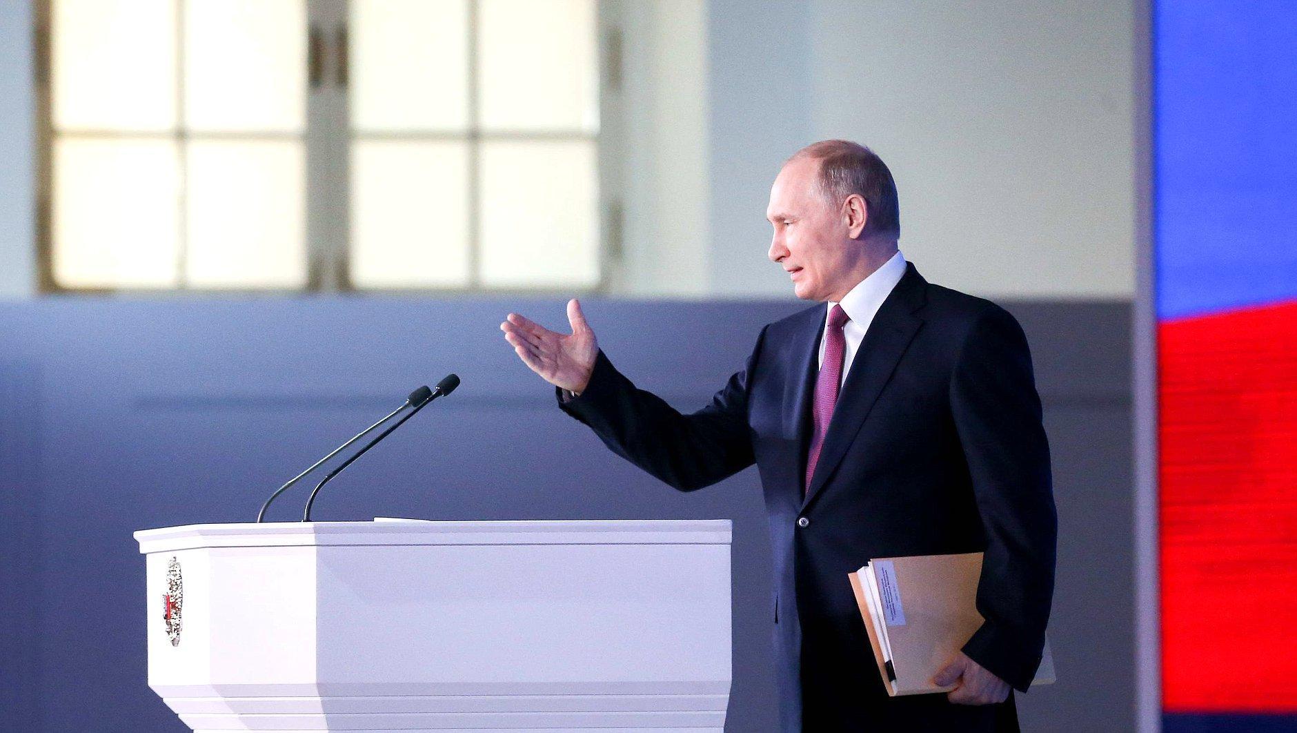 Президент огласит Послание Федеральному Собранию 20 февраля