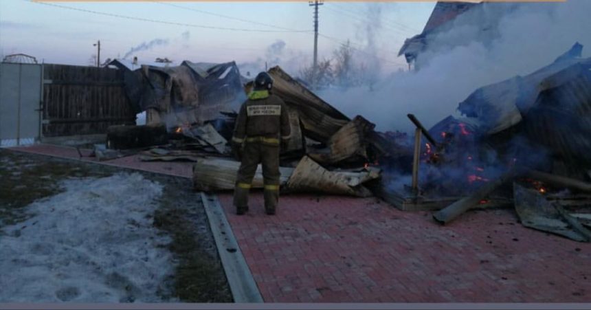 В Шелехове сгорела баптистская церковь