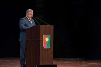 Мэр Братска Сергей Серебренников огласил ежегодное послание
