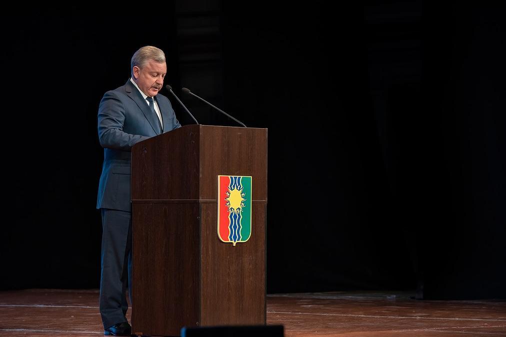 Мэр Братска Сергей Серебренников огласил ежегодное послание