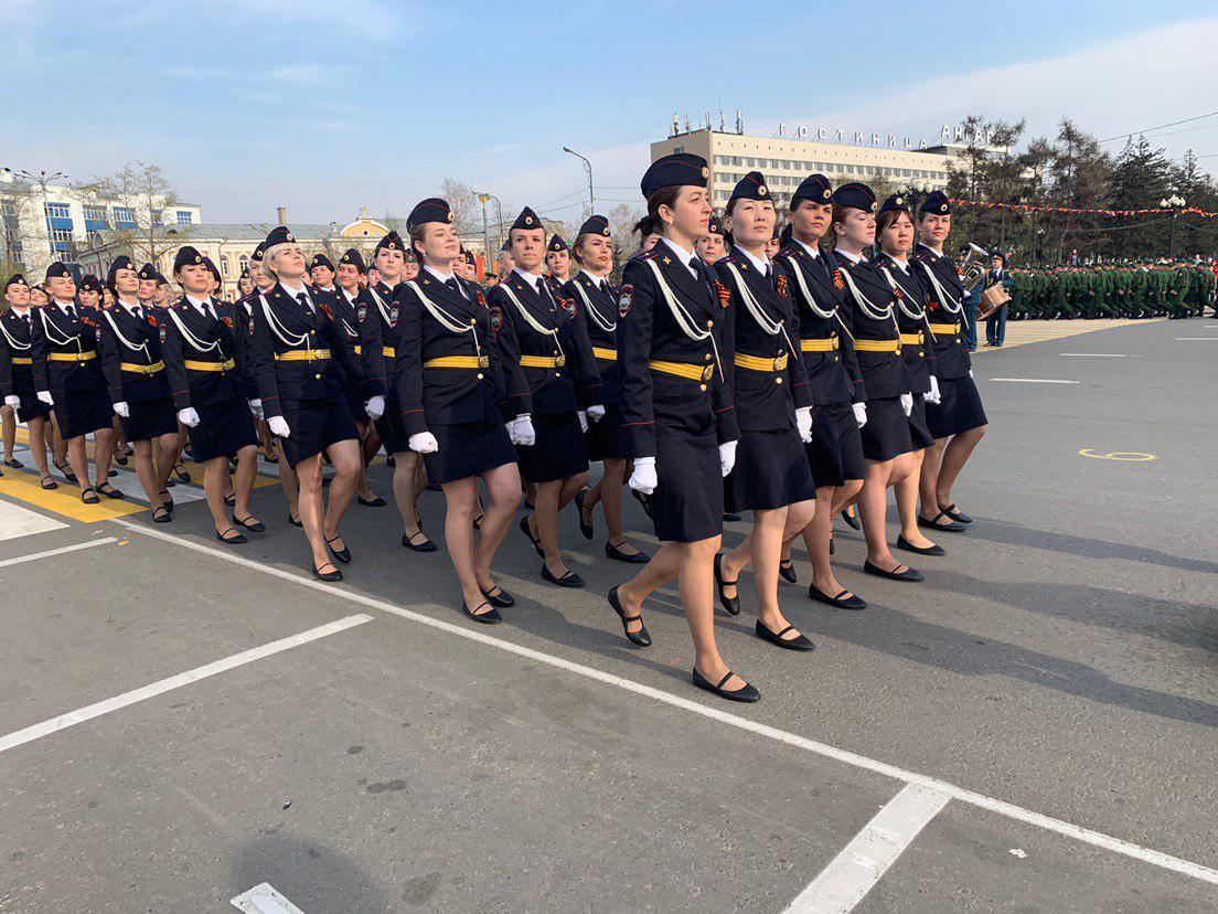 Генеральная репетиция Парада Победы в Иркутске. Фото