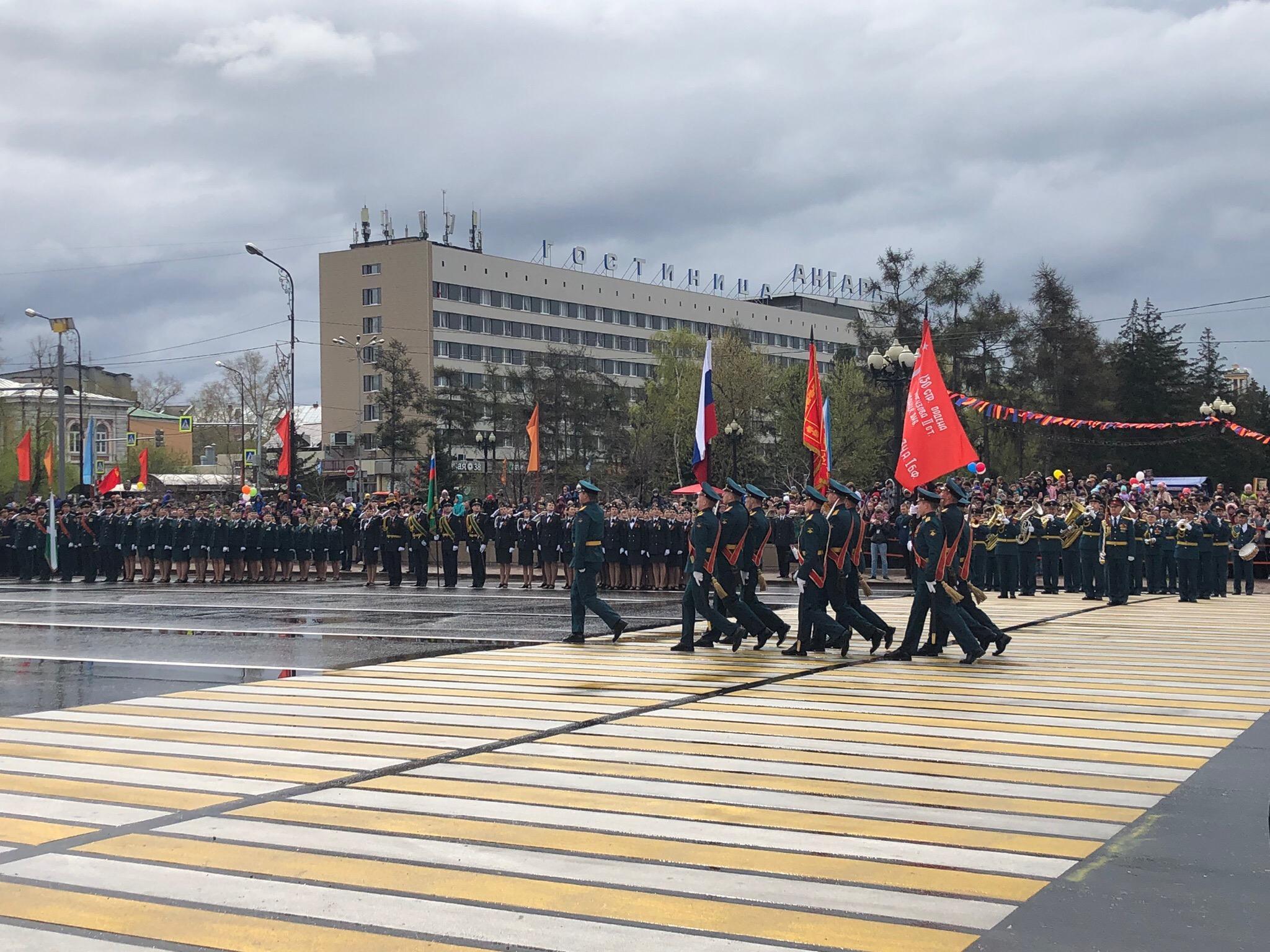 Парад Победы начался в сквере Кирова в Иркутске — Иркутск Сегодня