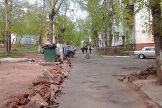 В Братске начался ремонт дворов по программе формирования комфортной городской среды