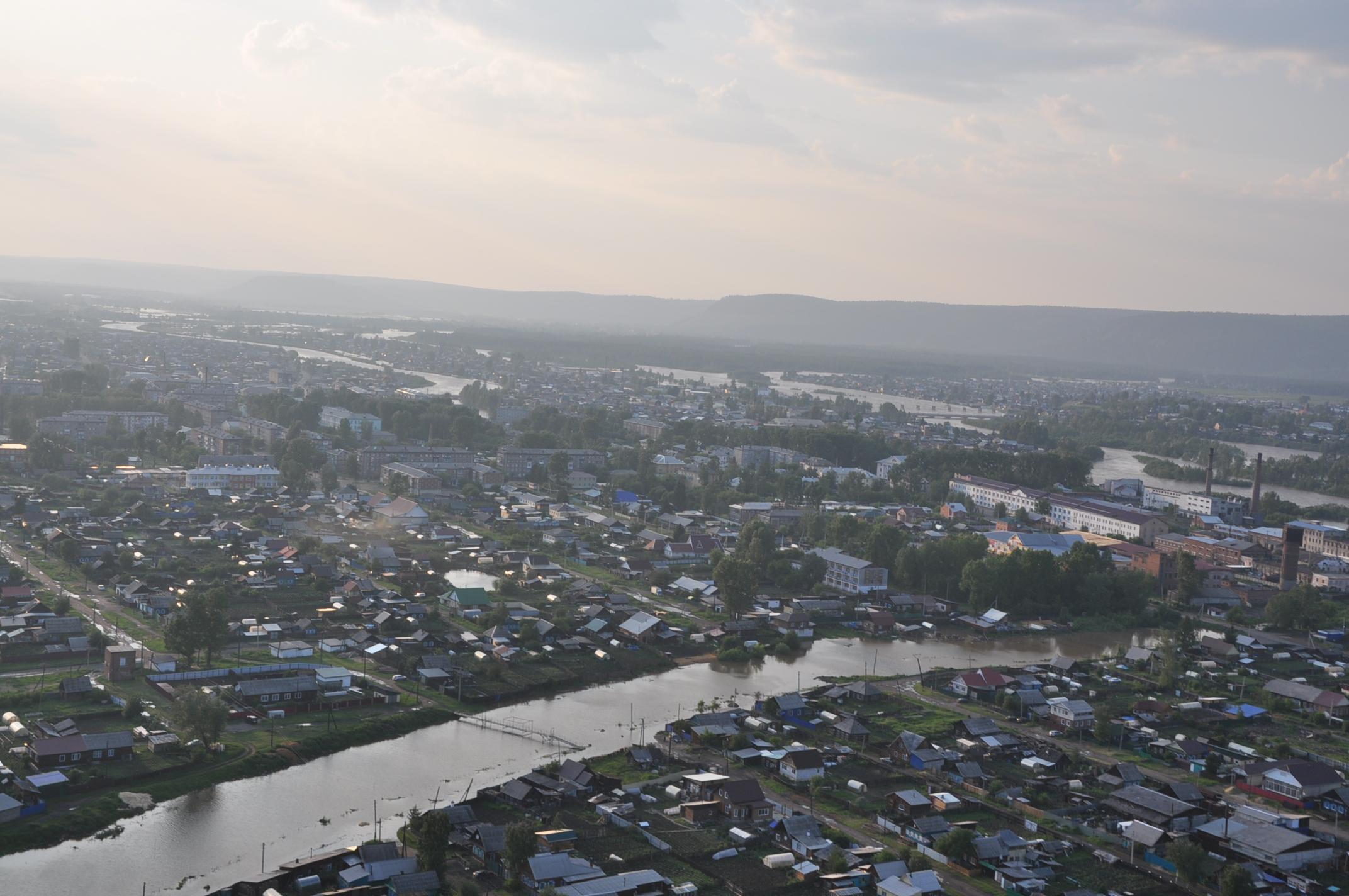 Фоторепортаж с затопленных территорий Приангарья от МЧС