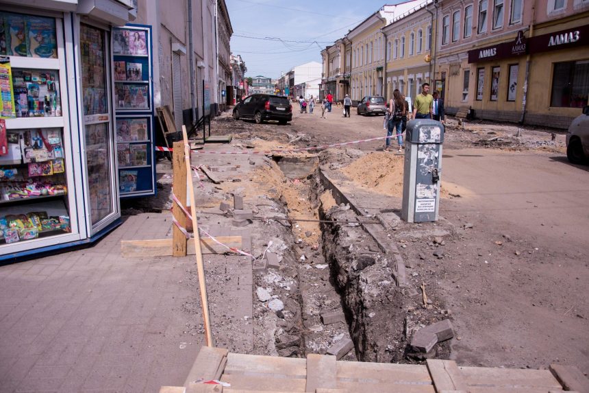 Как выглядит реконструируемая улица Урицкого в Иркутске?